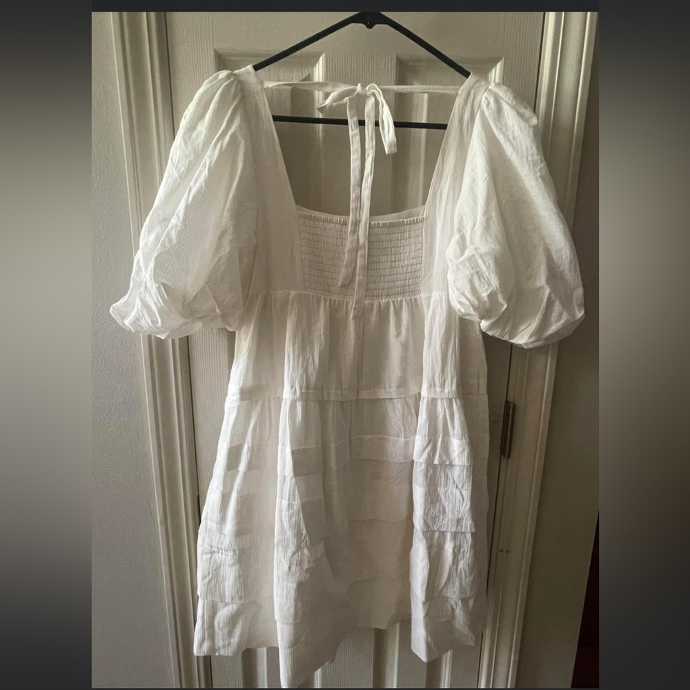 Anthropologie dress in cream, NWT. Size Small $80